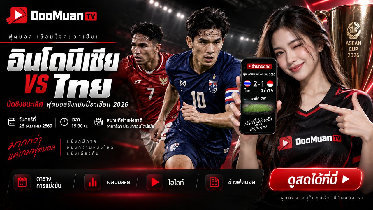 ดูบอลสดฟรี dooball661